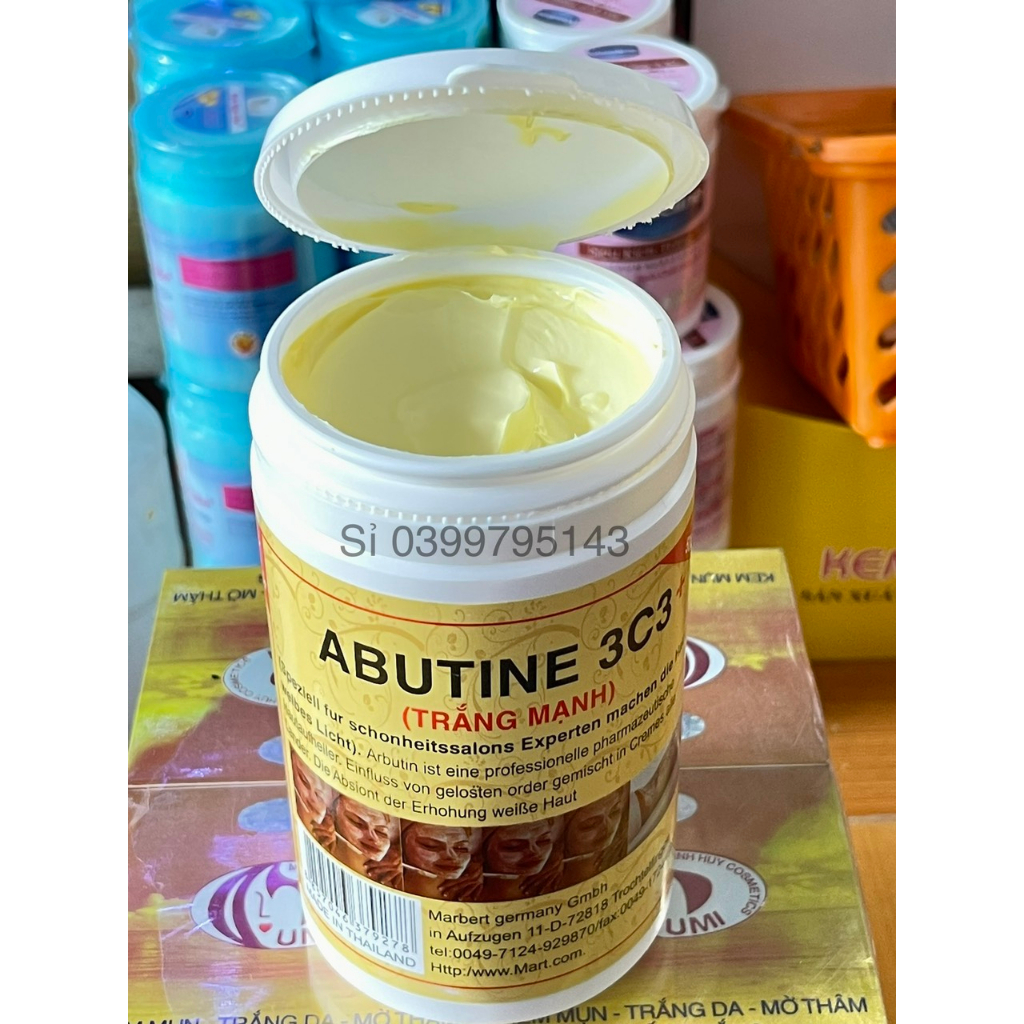 Kem Kích trắng ABUTINE 3C3 Vàng 500g/hộp