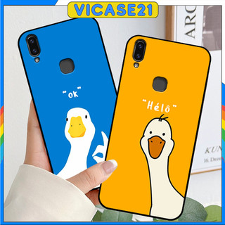 Ốp Điện Thoại Vivo V9/ Vivo Y11( 1906 ) In Hình VỊT Dễ Thương Cute