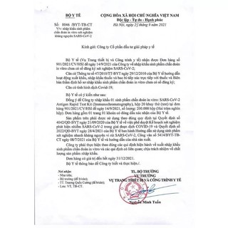 Test nhanh covid test 1 bộ