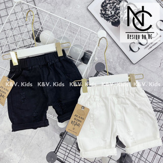 [10 -33kg] Quần sooc bé trai, quần đùi bé trai chất liệu kaki giặt mềm mại k kích ứng da HNK014
