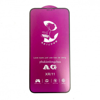 Miếng Dán Cường Lực iPhone 11 / XR Full Chống Vân Tay Chuyên Game  AG Chính Hãng Cô Bé Brilden