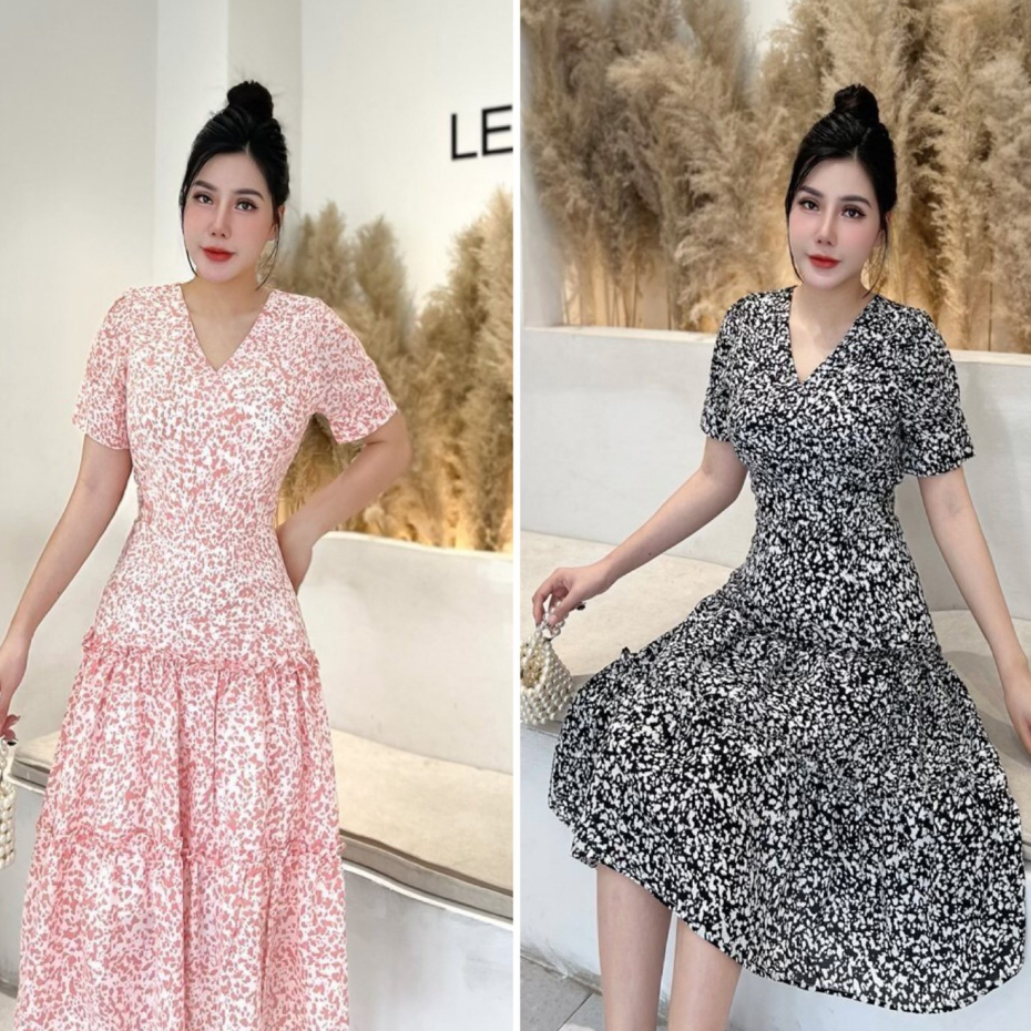Đầm Hoa Dạo Phố AKARA K190 Phù Hợp Đi Chơi Nhẹ Nhàng S M L XL XXL