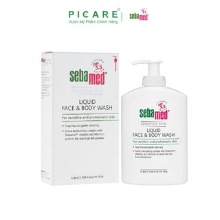 Sữa Rửa Mặt Và Tắm Toàn Thân Cho Da Nhạy Cảm Sebamed Liquid Face & Body Wash 300ml