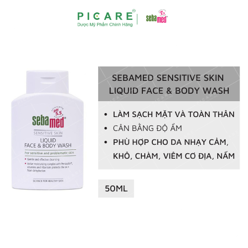 Sebamed Rửa Mặt Và Tắm Toàn Thân Liquid Face & Body Wash pH5.5
