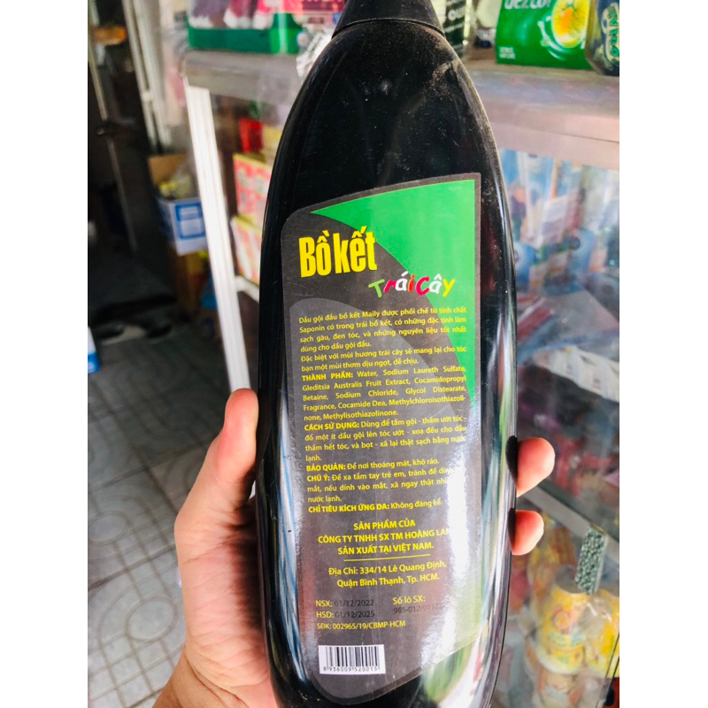 Dầu gội Bồ kết Mai Ly chai 450ml