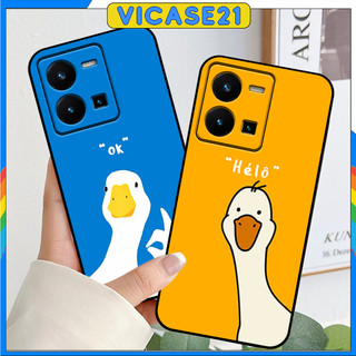 Ốp Điện Thoại Vivo Y35 In Hình VỊT Dễ Thương Cute
