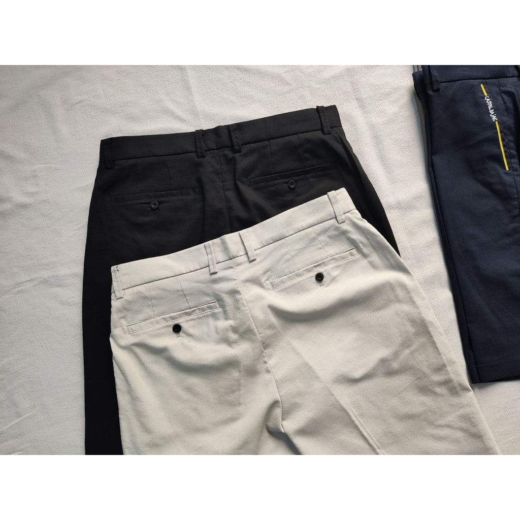 Quần short CASTEL BAJAC vải linen , thoáng mát , co dãn , chống nhăn nhàu