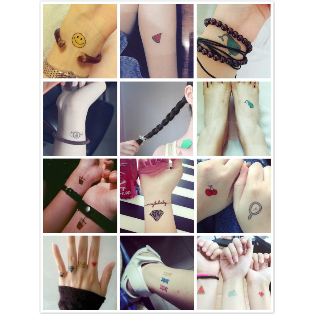 Set 30 hình xăm SẸO dán 15 ngày độc đáo vrg1652