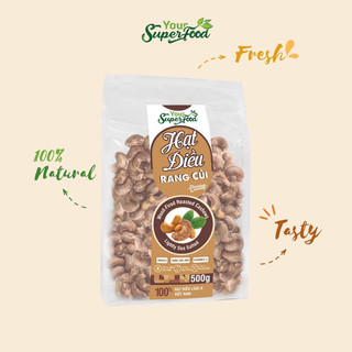Hạt Điều rang củi loại A ( Còn Vỏ ) 500gr