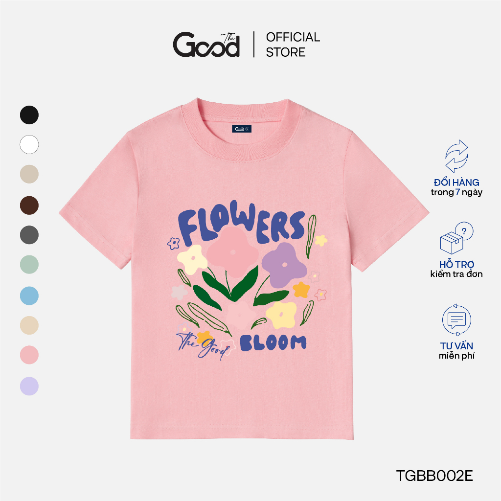 Áo Baby Tee "Flowers" THE GOOD
