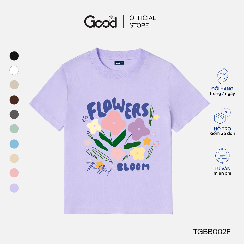 Áo Baby Tee "Flowers" THE GOOD