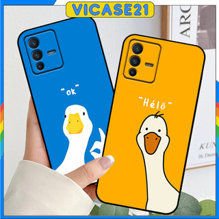 Ốp Điện Thoại Vivo V23 In Hình VỊT Dễ Thương Cute
