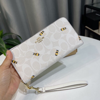 VÍ COACH DÀI LONG ZIP C8675
