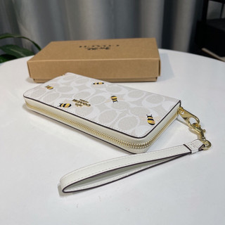 VÍ COACH DÀI LONG ZIP C8675