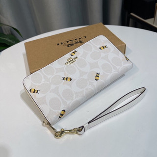 VÍ COACH DÀI LONG ZIP C8675