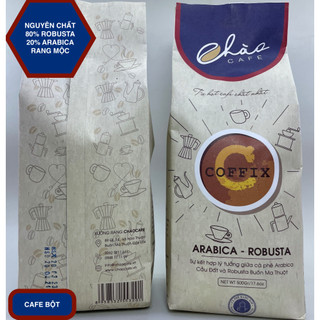 Chào cafe - cà phê bột nguyên chất - coffix - 70% robusta - 30% arabica - túi 500g