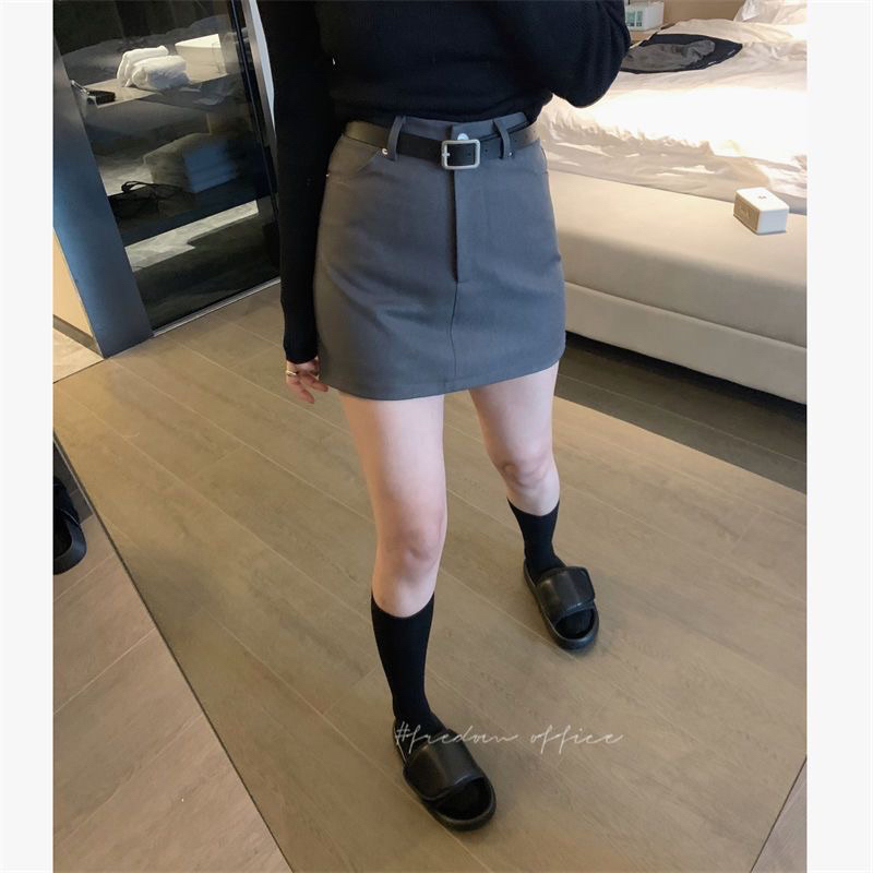 Chân Váy Chữ A Hai Màu Ghi Đen , Chân Váy Ngắn Chữ A Siêu Cá Tính (Có bigsize) | BigBuy360 - bigbuy360.vn