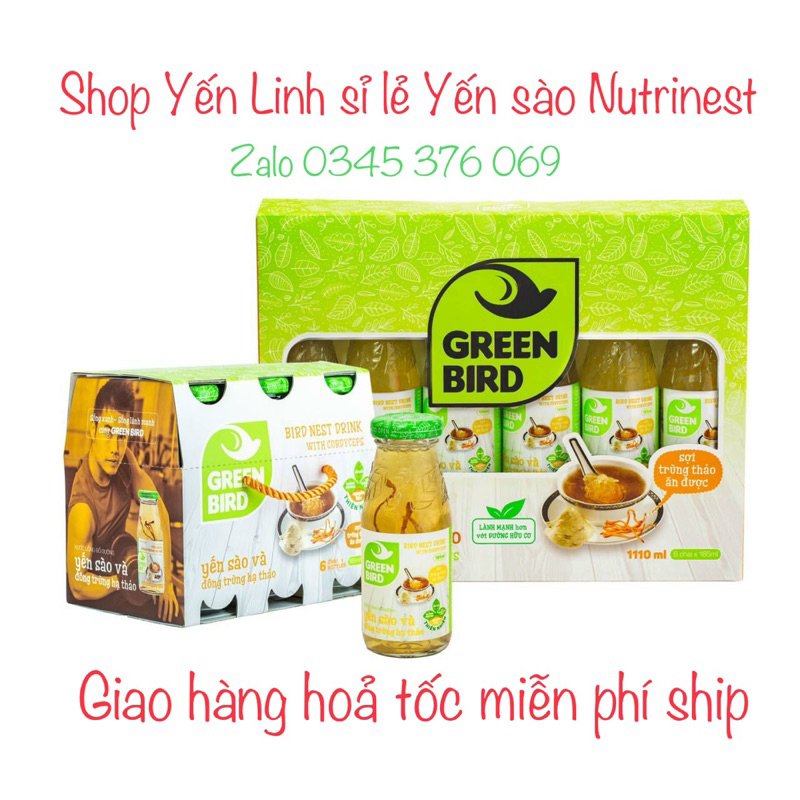 Hộp quà 6 chai Yến Sào và Đông Trùng Hạ Thảo