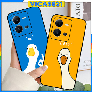 Ốp Điện Thoại Vivo V25 - V25e In Hình VỊT Dễ Thương Cute