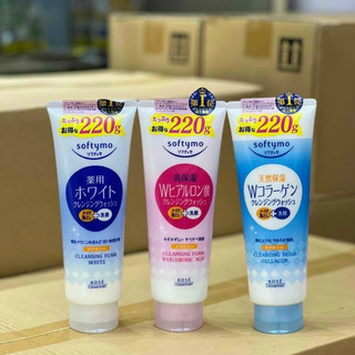 Sữa Rửa Mặt Kose Softymo Softimo Cleansing 220g Nhật Bản