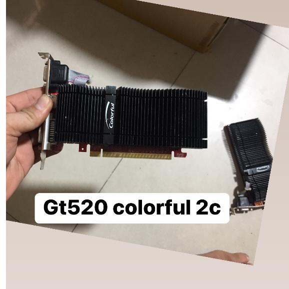 Card màn hình cỏ bo lùn các mã GT520 Gt530 Gt730 1GB D3 2GB D5 các hãng - Vga xuất hình, gắn máy bộ GT 520 530 730 cũ