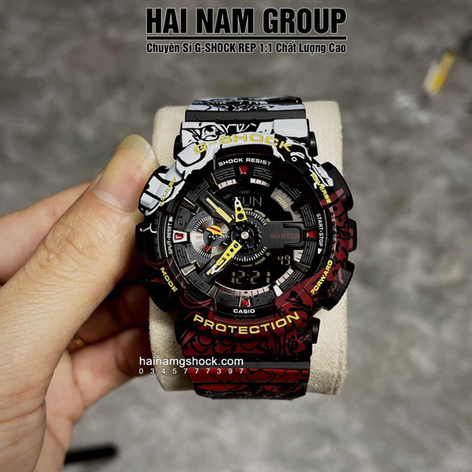 Đồng hồ nam G-SHOCK GA-110JOP-1A4 One Piece | GA 110 One Piece Dây nhựa,đầy đủ phụ kiện 12 món.
