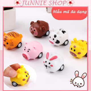 Đồ chơi xe thú mini chạy bằng cót nhỏ xinh hottrend làm quà tặng, đồ chơi cho bé MN05