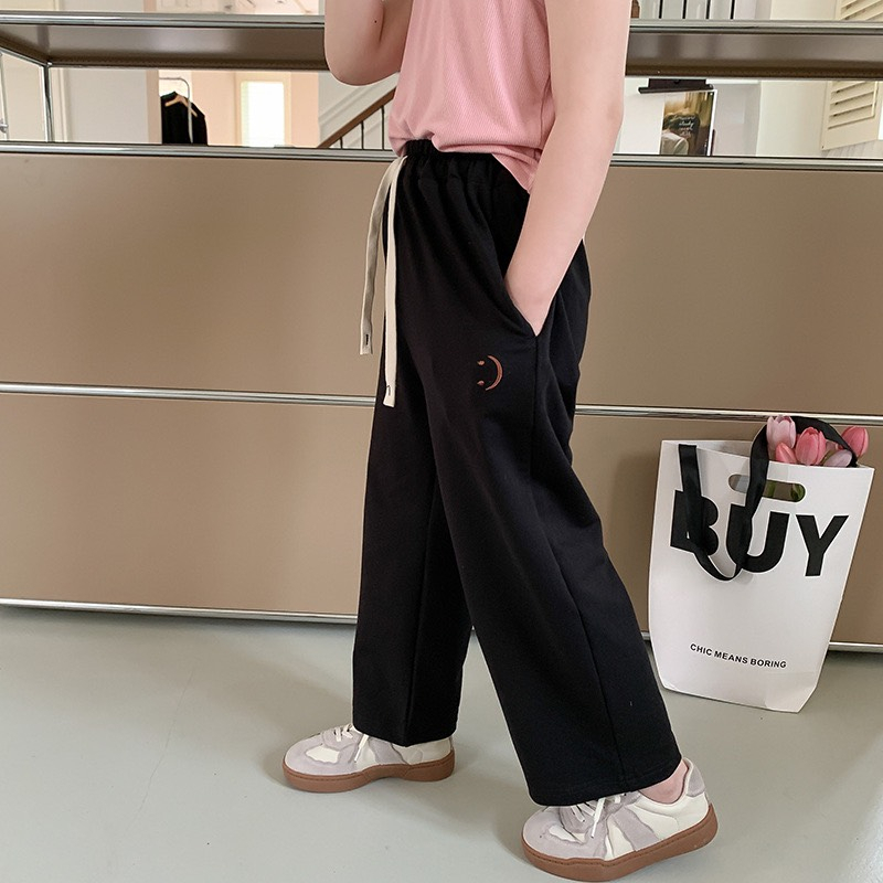 Quần Xuông Dây Rút Mặt Cười - Hãng Ambb Kids Bé Gái