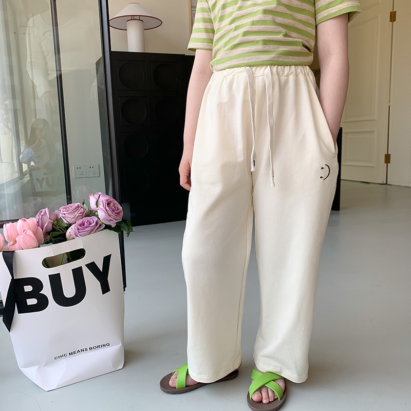 Quần Xuông Dây Rút Mặt Cười - Hãng Ambb Kids Bé Gái