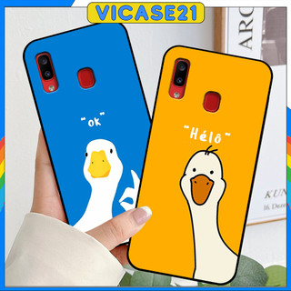 Ốp Lưng Điện Thoại SamSung A20 - A30 - M20 In Hình Vịt Dễ Thương Cute