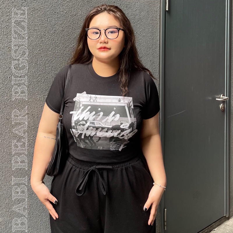 ÁO CROPTOP CHILDISH CHẤT BOZIP BIGSIZE 60-90KG