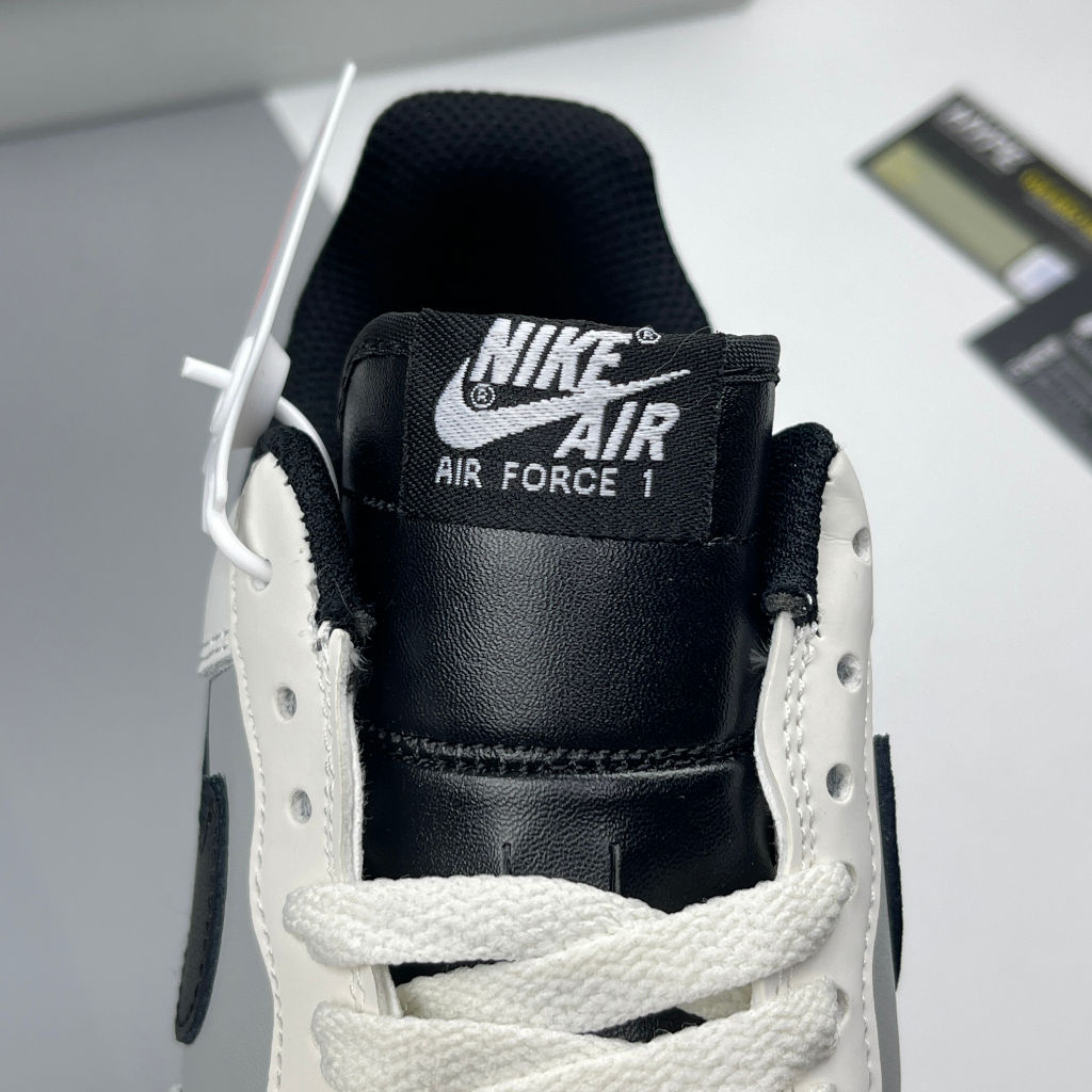 Giày Air Force 1 Low White Grey Black  - Hype Sneaker | Phiên bản 1:1