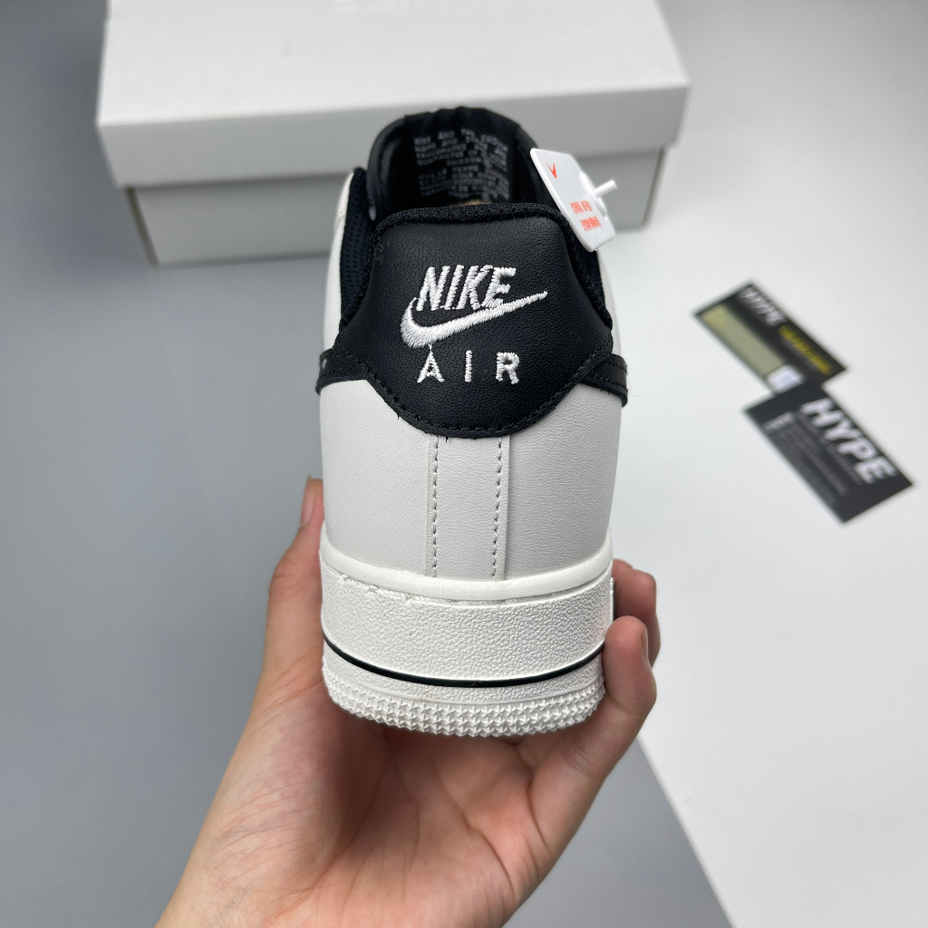 Giày Air Force 1 Low White Grey Black  - Hype Sneaker | Phiên bản 1:1
