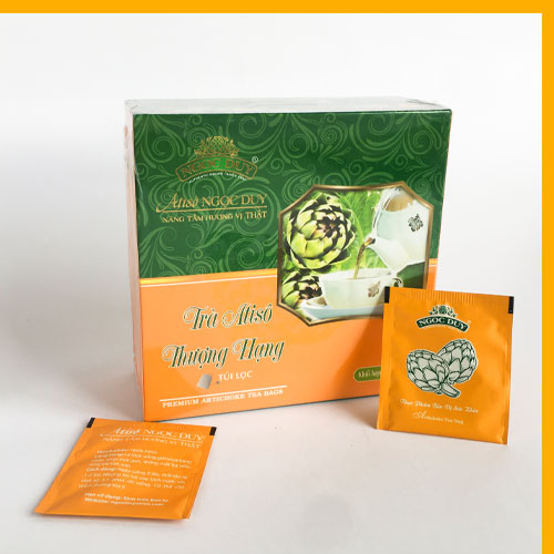 ATISO NGỌC DUY CHÍNH HÃNG ( HỘP 50 GÓI TÚI LỌC ) TÁC DỤNG MÁT GAN , GIẢI ĐỘC