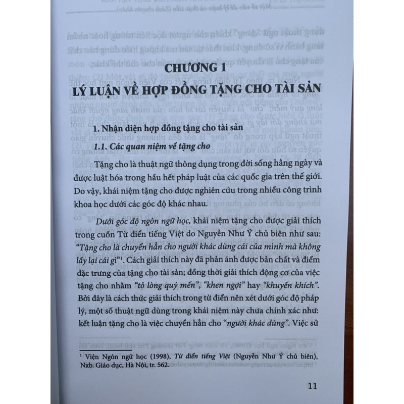 Sách - Hợp đồng tặng cho tài sản theo pháp luật Việt Nam - Một số vấn đề lý luận và thực tiễn