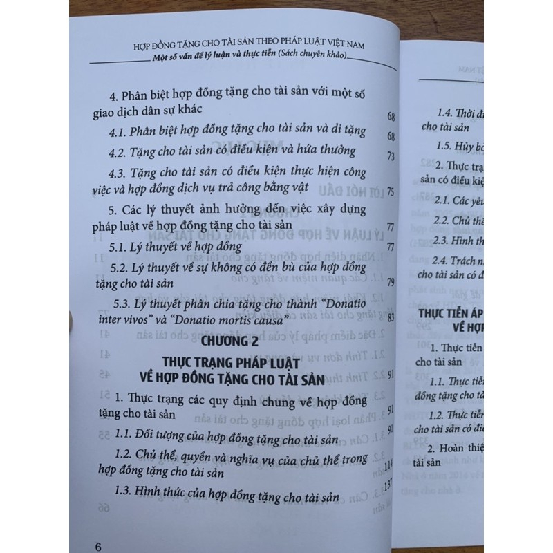 Sách - Hợp đồng tặng cho tài sản theo pháp luật Việt Nam - Một số vấn đề lý luận và thực tiễn