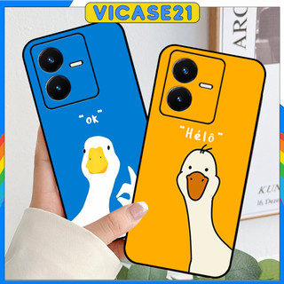 Ốp Điện Thoại Vivo Y22s In Hình VỊT Dễ Thương Cute