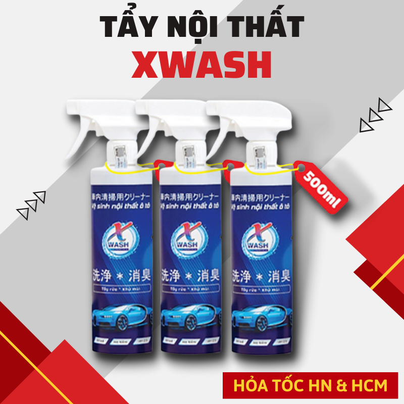 Bình Xịt Vệ Sinh Xe Ô Tô Xwash Dung Dịch Vệ Sinh Nội Thất Xe Hơi Làm Sạch Ghế Da Trần Nỉ Khử Mùi Diệt Khuẩn Ô Tô