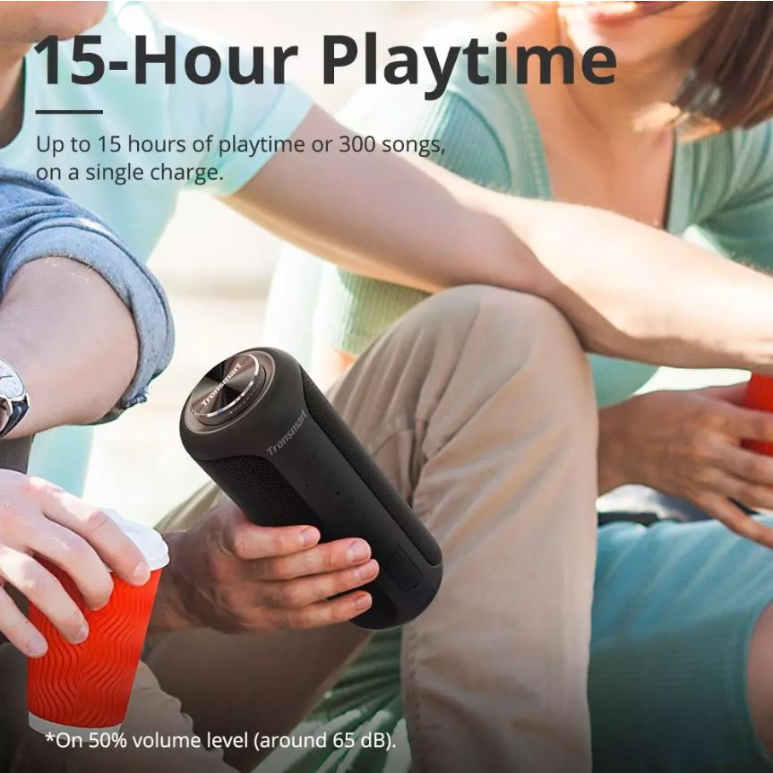 Loa Bluetooth chính hãng Tronsmart T6 Plus và T6 Plus Upgrade bản nâng cấp, 40W loa ngoài trời, chống nước IPX6