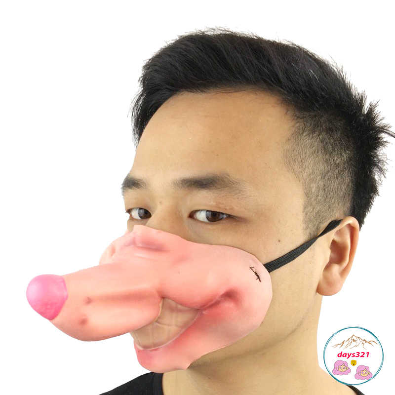 Khẩu Trang cotton Chống Gió In Hình Mặt Cười 3d Vui Nhộn