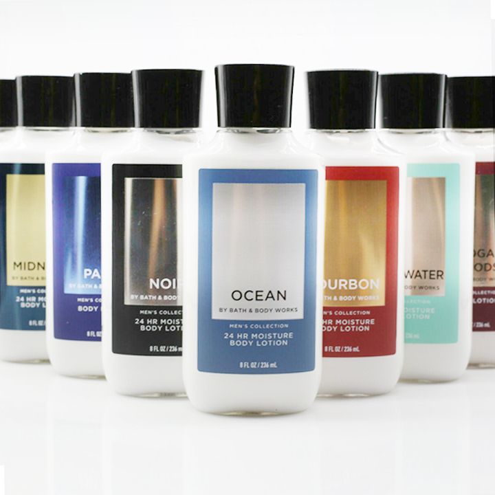 Dưỡng thể giữ ẩm da nam Bath & Body Works Steel/Freshwater/Stone/Atlantic/Noir/Classic Flannel/Ocean lotion 236ml (Mỹ)