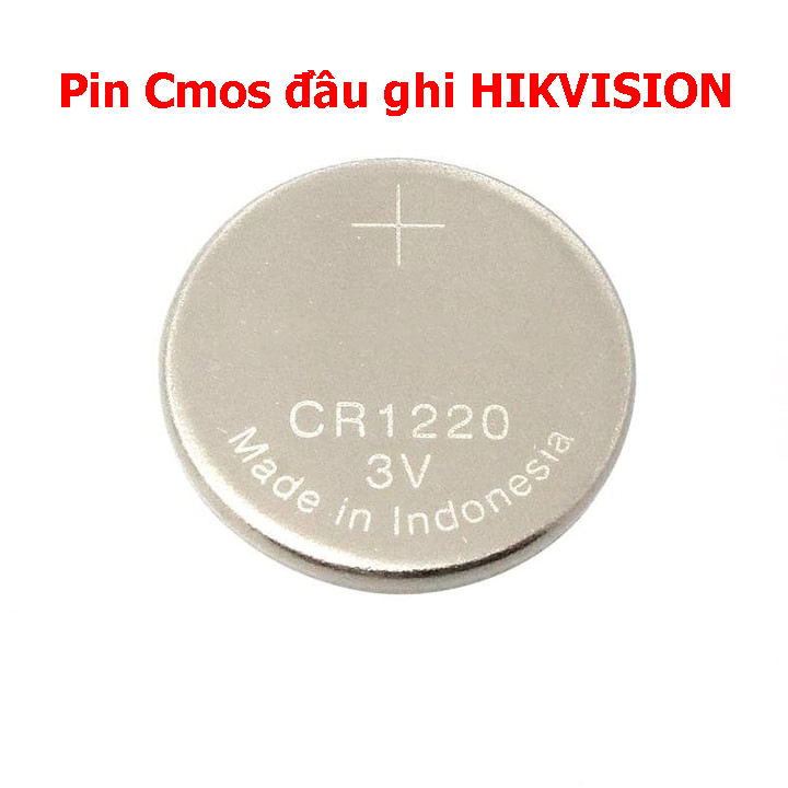Pin cmos cho đầu ghi camera hikvison, dahua mã pin CR1220