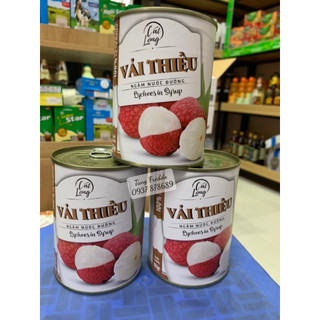 Vải Hộp - Vải Thiều Ngâm Đường Hộp 560gr Thơm Ngon