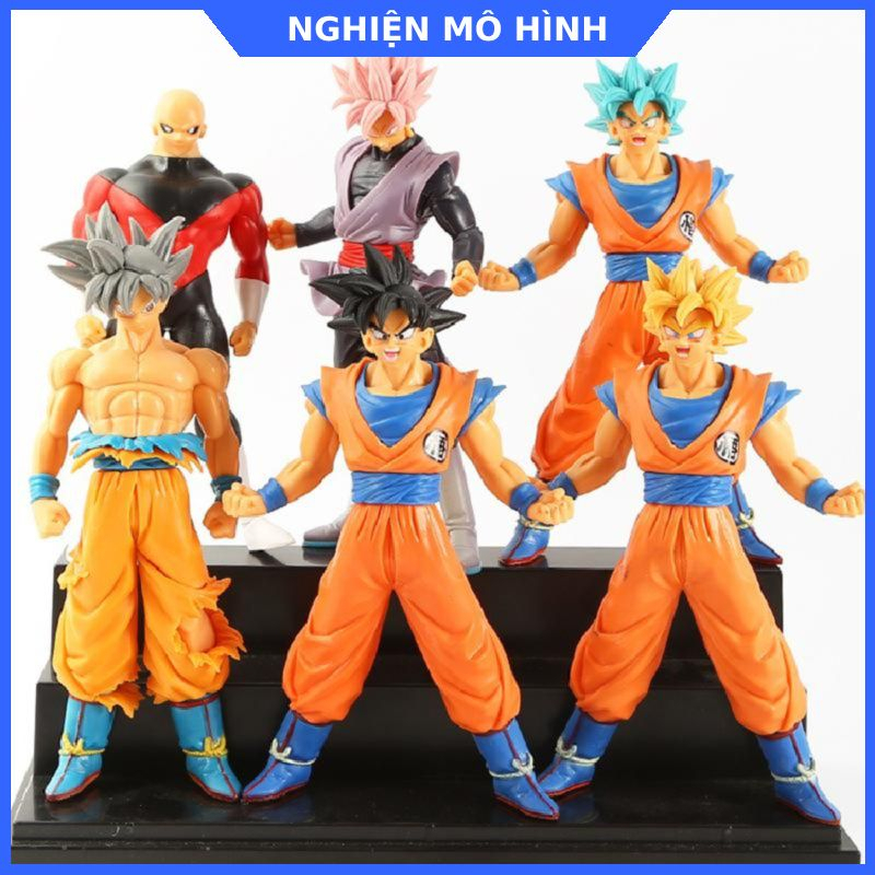 Mô hình nhân vật 7 Viên Ngọc Rồng Goku Gogeta Vegito Broly Jiren Black Goku Black Vegeta SSJ God Dragon Ball