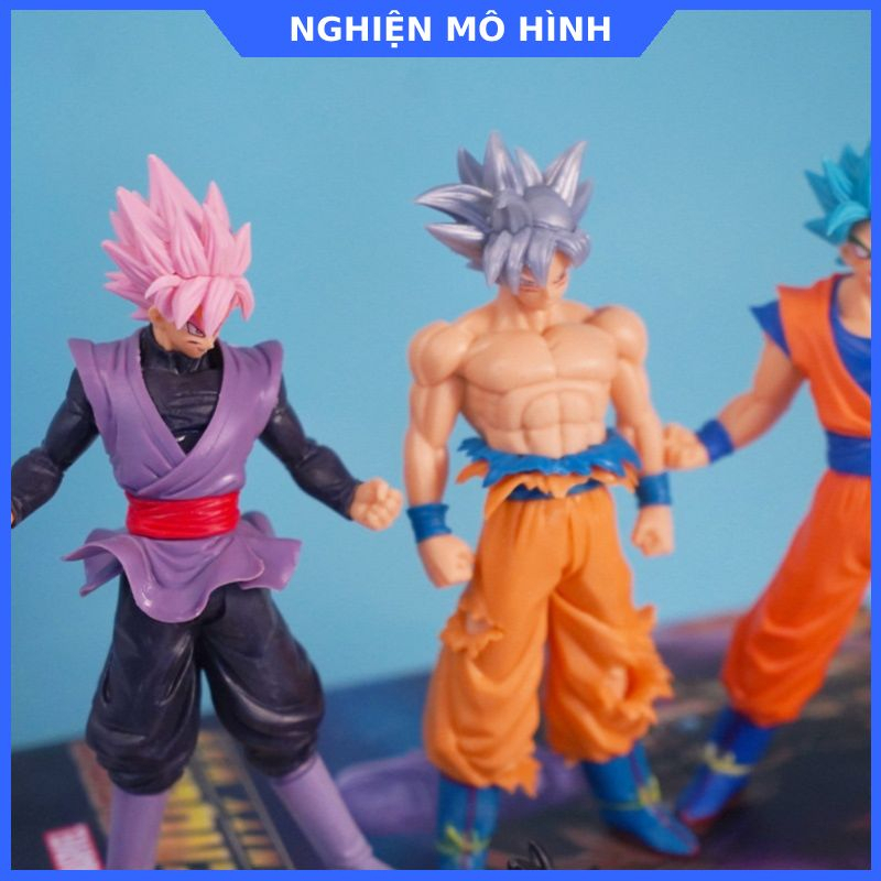 Mô hình nhân vật 7 Viên Ngọc Rồng Goku Gogeta Vegito Broly Jiren Black Goku Black Vegeta SSJ God Dragon Ball