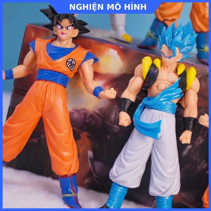 Mô hình nhân vật 7 Viên Ngọc Rồng Goku Gogeta Vegito Broly Jiren Black Goku Black Vegeta SSJ God Dragon Ball