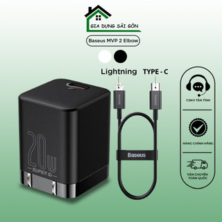 Bộ sạc nhanh nhỏ gọn baseus super si pro quick charger 1c 20w (pd/ qc/ pps/ scp/ fcp multi quick charge protocol