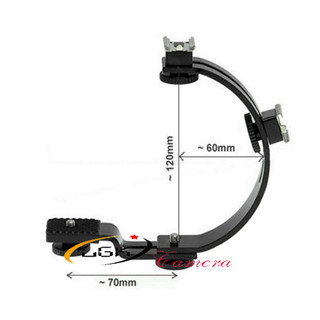 Pát gắn đèn Boling C-Shape Flash Bracket