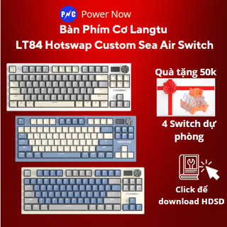 3 NGẢY CẢ KHO- Bàn Phím Cơ Hotswap Có Màn hình, Núm Xoay Langtu LT84 Bản Pro 2.0 Hotswap 3 pin