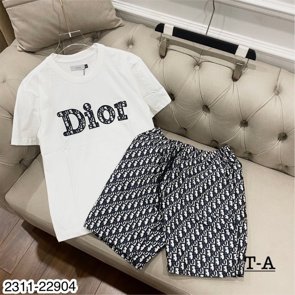 Bộ nam nữ mặc mùa hè cực mát - Bộ dior nam nữ hót nhất 2023